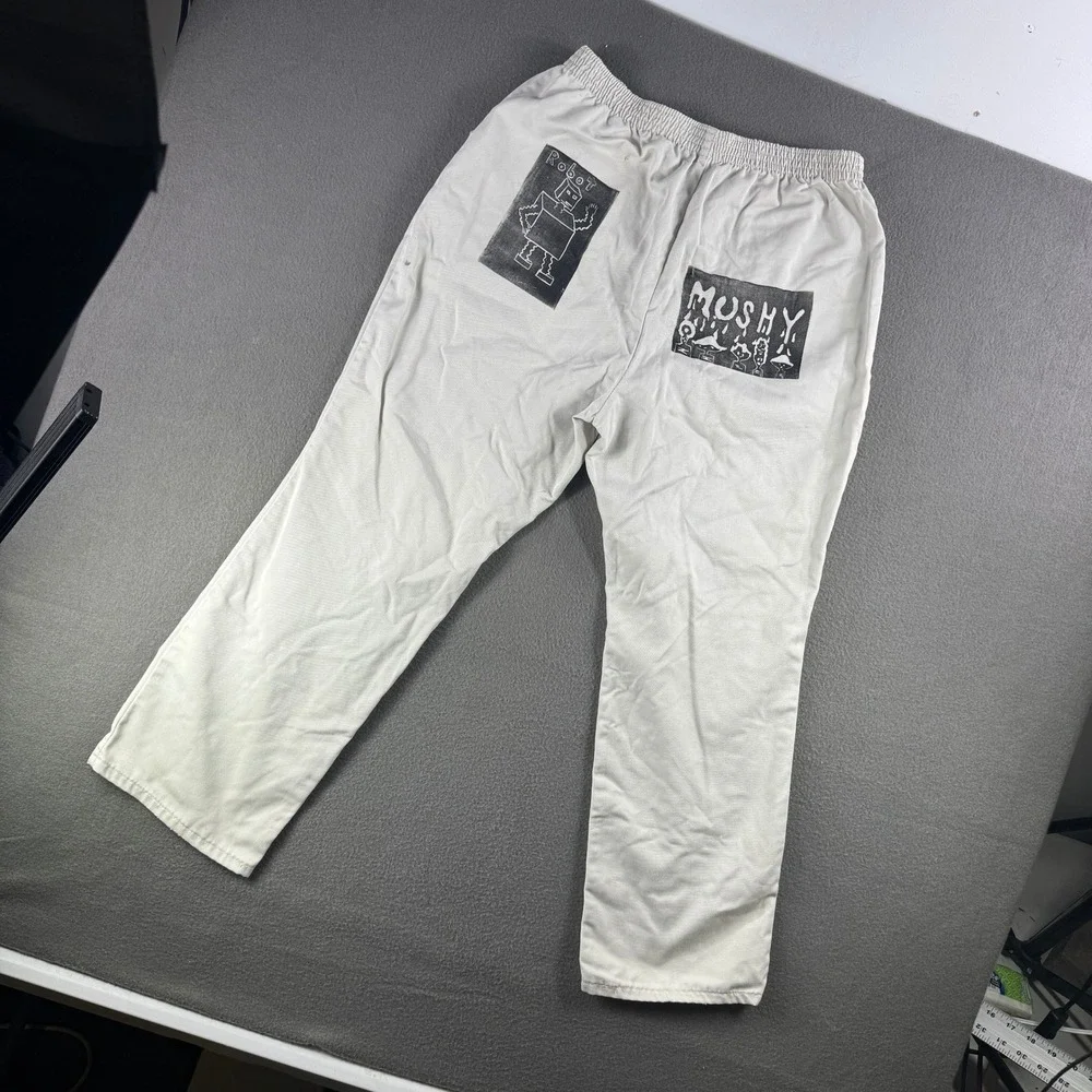 Vintage Chic Denim Pants Women 14P Robot Mushroom Y2K Skate Baggy‎ Street Boho